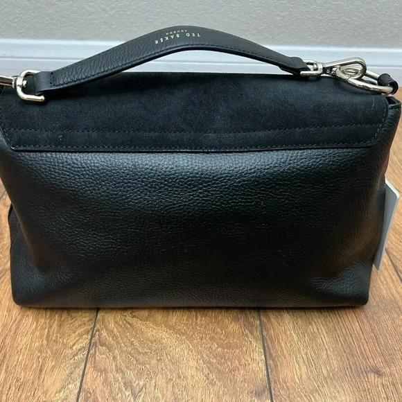 Ted Baker London Black Suede and Leather Hobo Bag - Picture 8 of 8